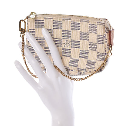 Louis Vuitton Damier Azur Mini Pochette Accessories 2 of 7