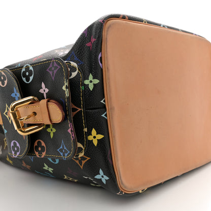 Louis Vuitton Monogram Multicolor Petit Noe Black 8 of 12