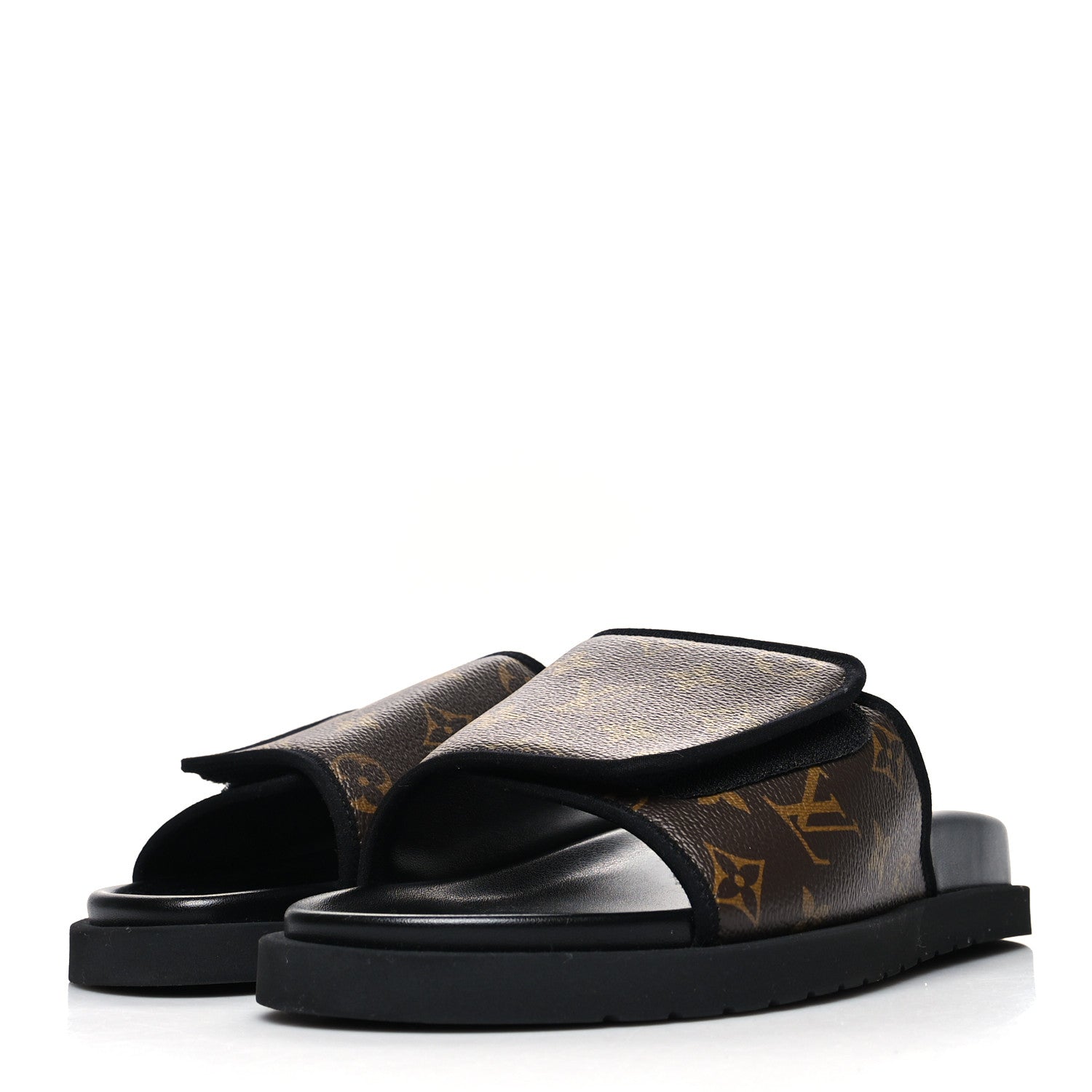 Louis Vuitton Monogram Mens Miami Mule 9 Black 3 of 8