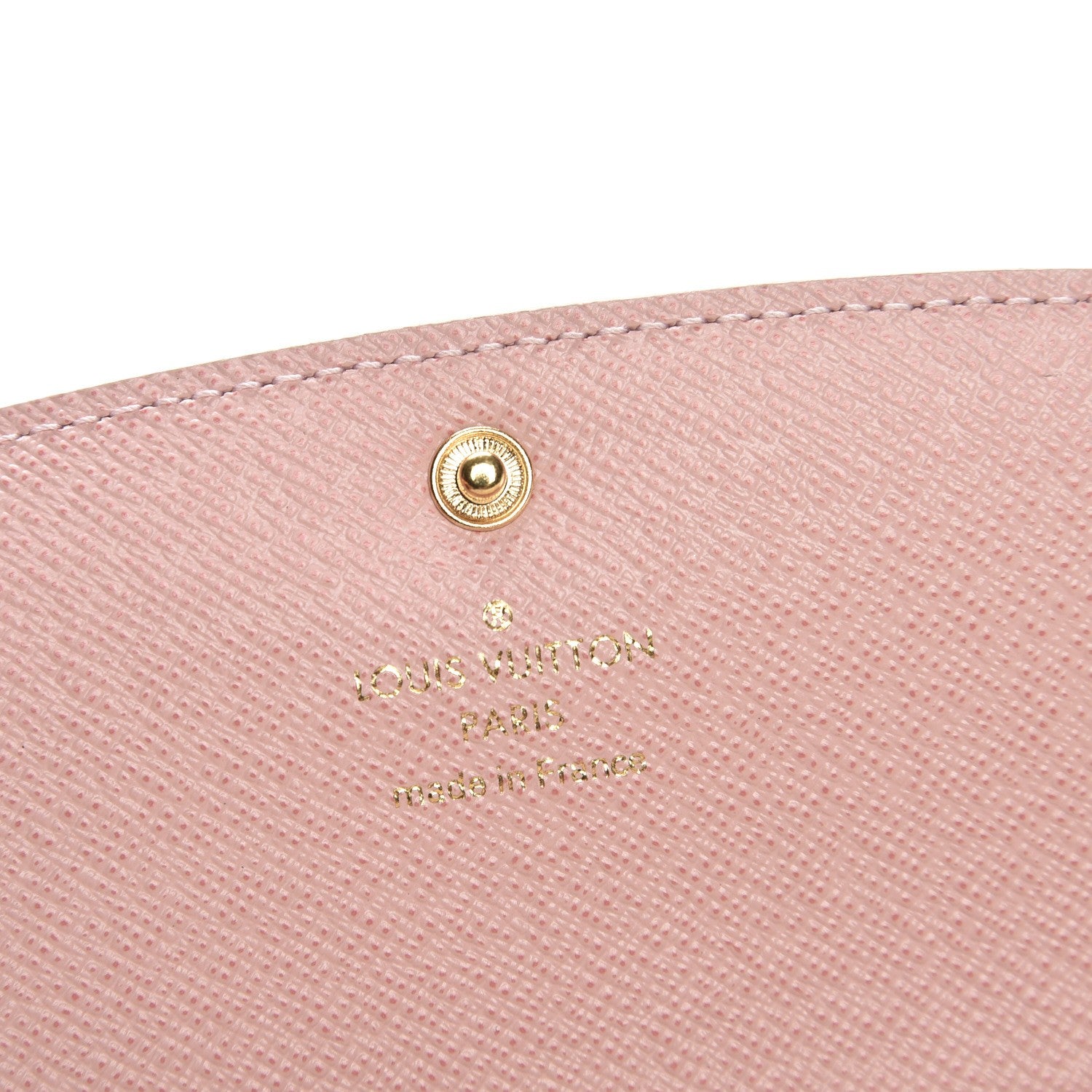 Louis Vuitton Damier Azur Emilie Wallet Rose Ballerine 5 of 7