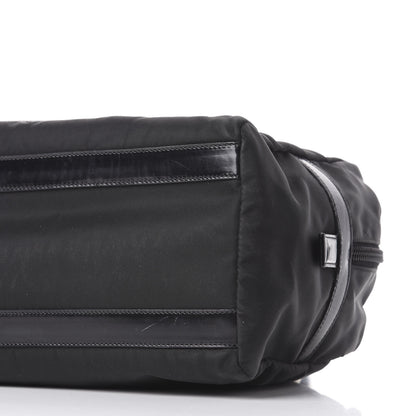 Prada Tessuto Nylon Logo Shoulder Bag Black 6 of 10