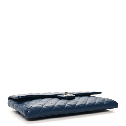 Chanel Caviar Quilted Flap Clutch Navy 4 of 11
