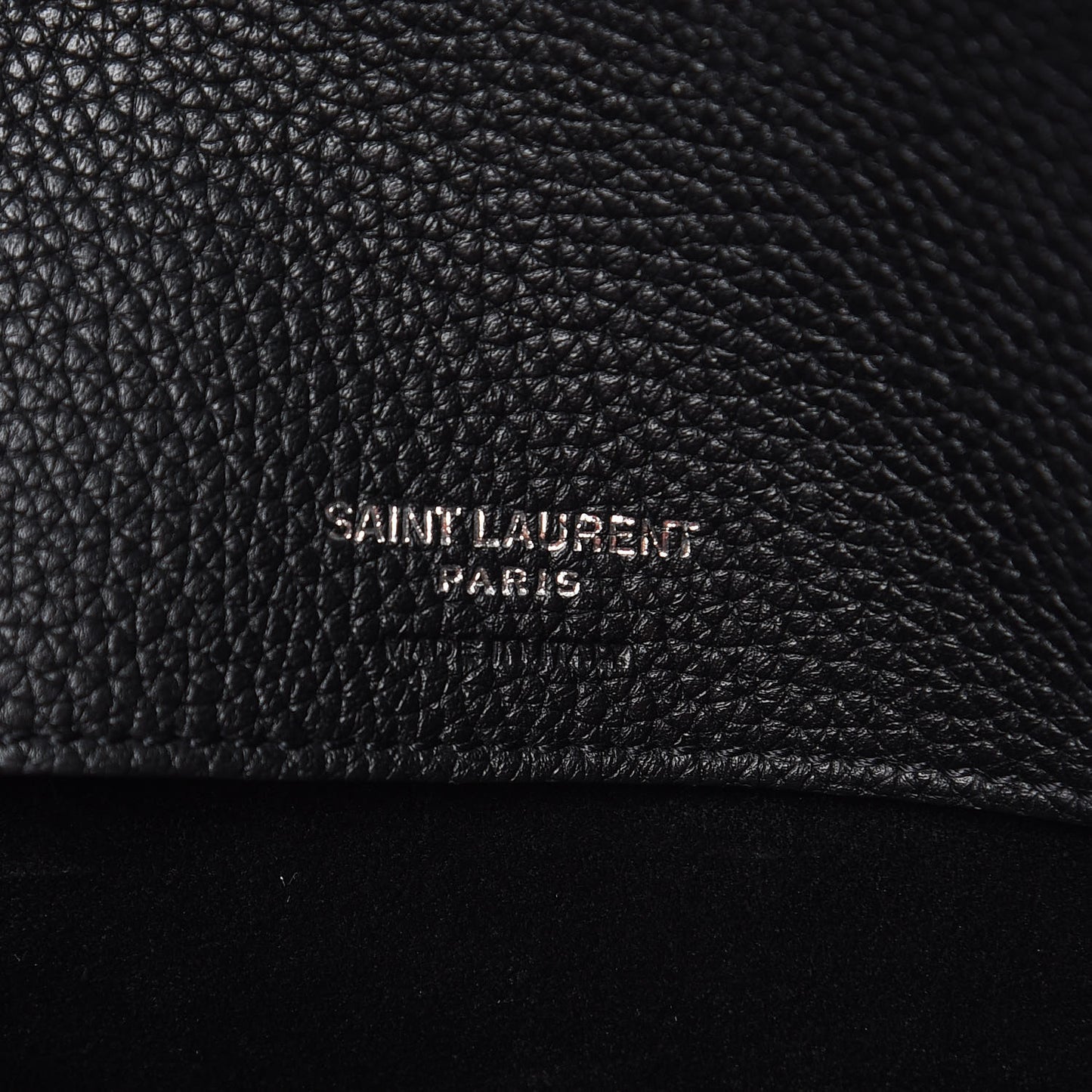 Grained Calfskin Small Supple Sac De Jour Black