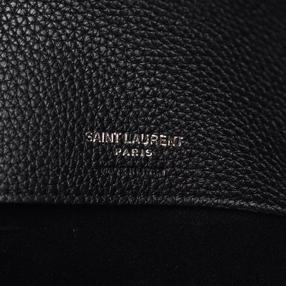 Saint Laurent Grained Calfskin Small Supple Sac De Jour Black 6 of 11