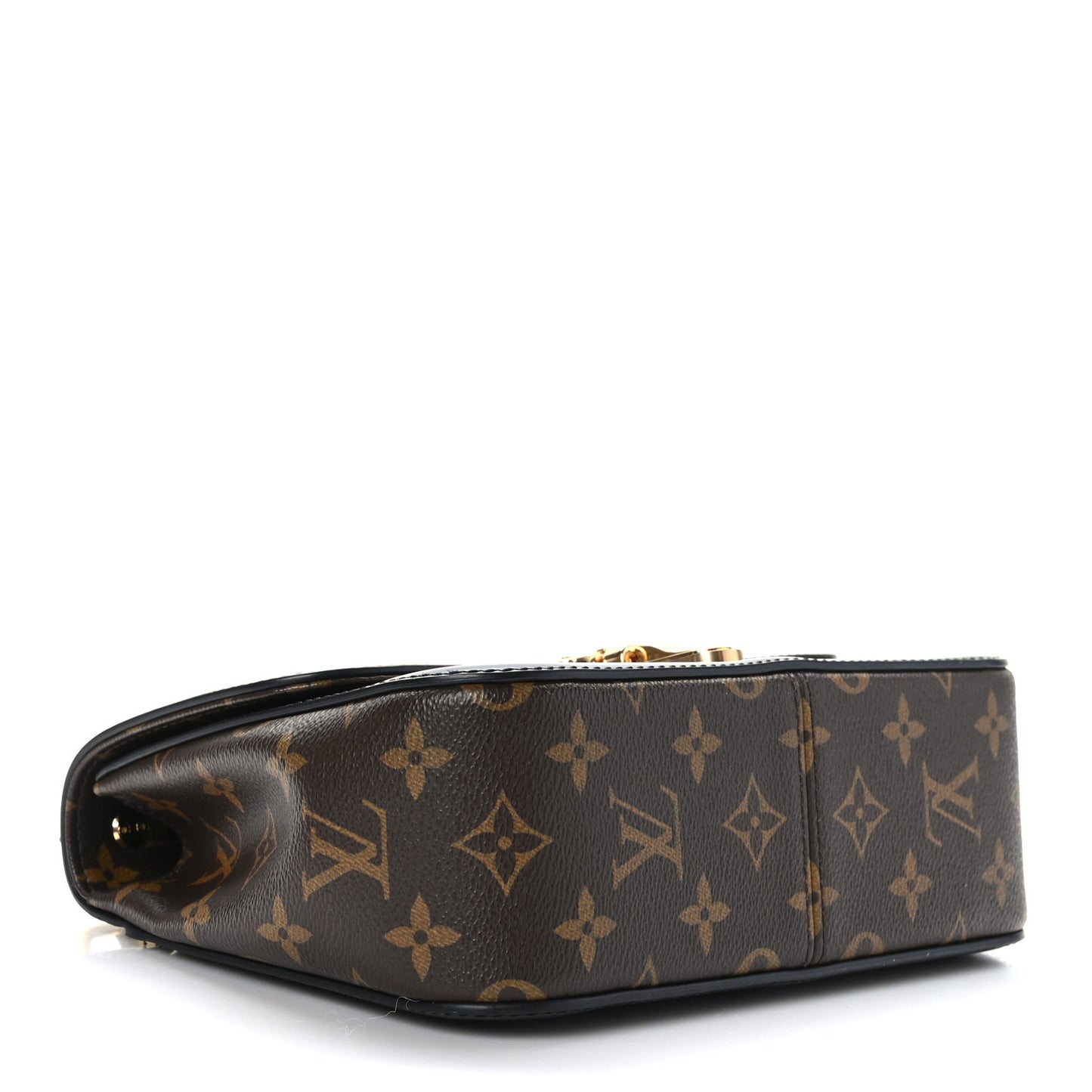 Patent Calfskin Monogram Cherrywood BB Black