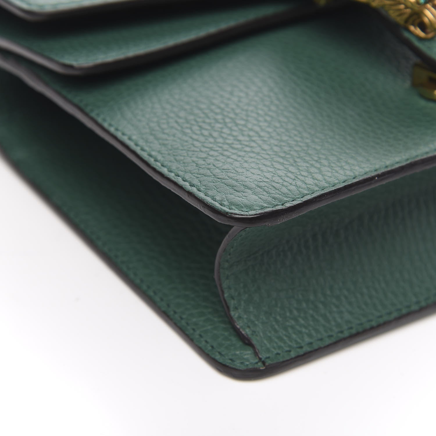 Gucci Calfskin Mini Dionysus Shoulder Bag Emerald 9 of 11