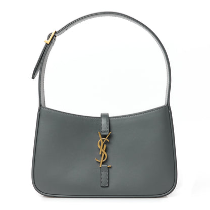 Saint Laurent Smooth Calfskin Le 5 A 7 Hobo Storm 1 of 10