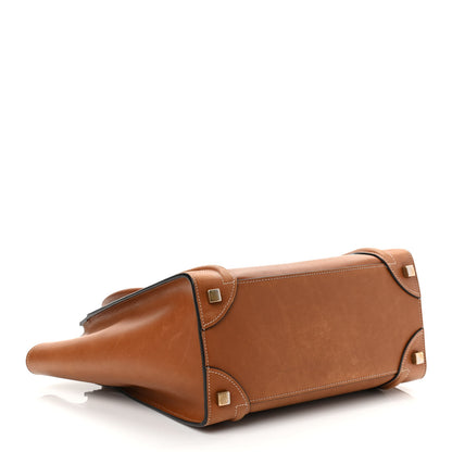 Celine Natural Calfskin Micro Luggage Tan 8 of 26