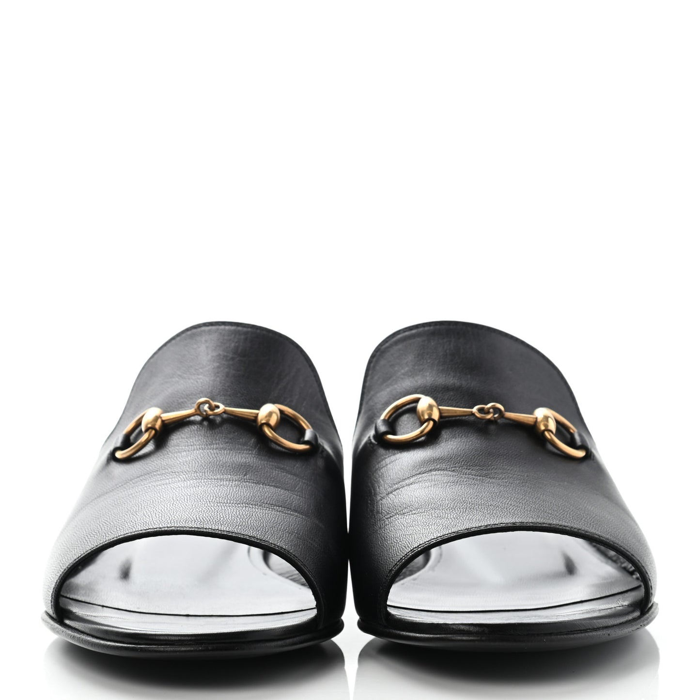 Malaga Kid Horsebit Slide Sandals 36.5 Black