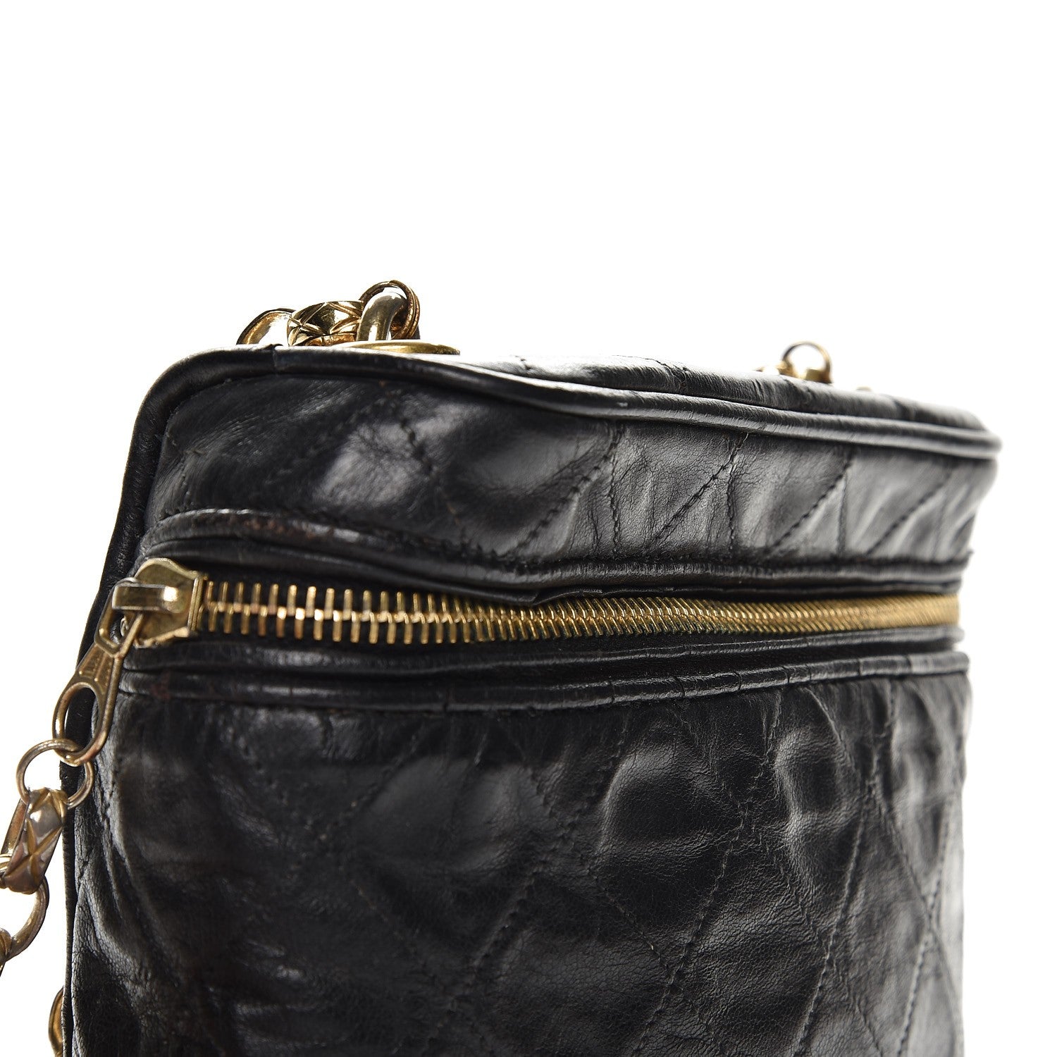 Chanel Lambskin Quilted Tassel Shoulder Bag Black 11 of 11