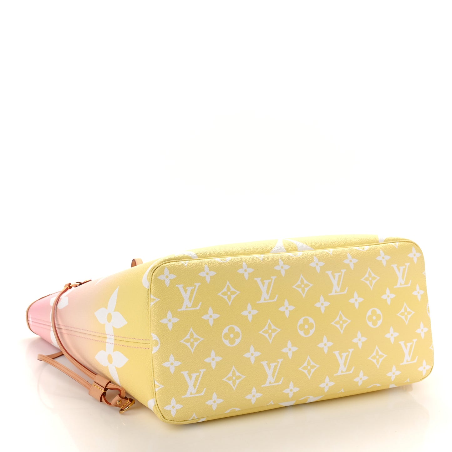 LOUIS VUITTON Monogram Giant By The Pool Neverfull MM Light Pink