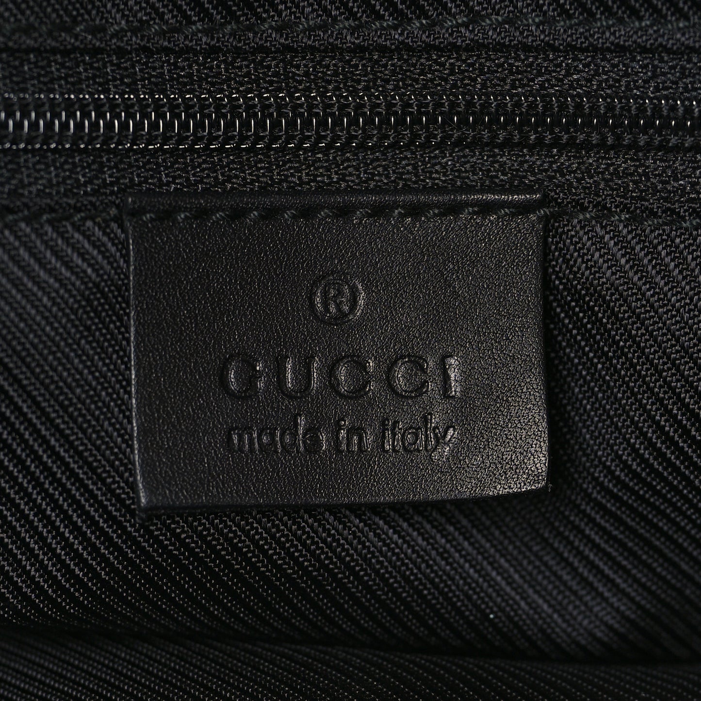 Monogram Lobster Clasp Jackie O Hobo Black