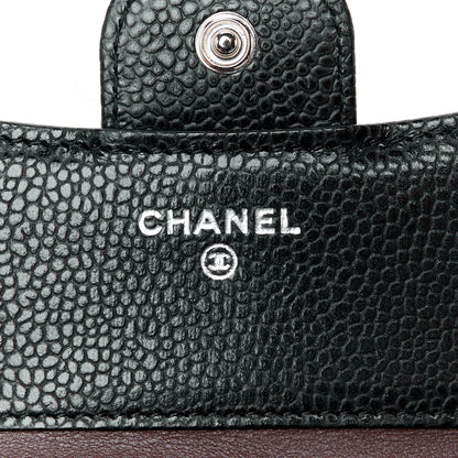 Chanel Caviar Quilted Compact Flap Wallet Black 7 of 11