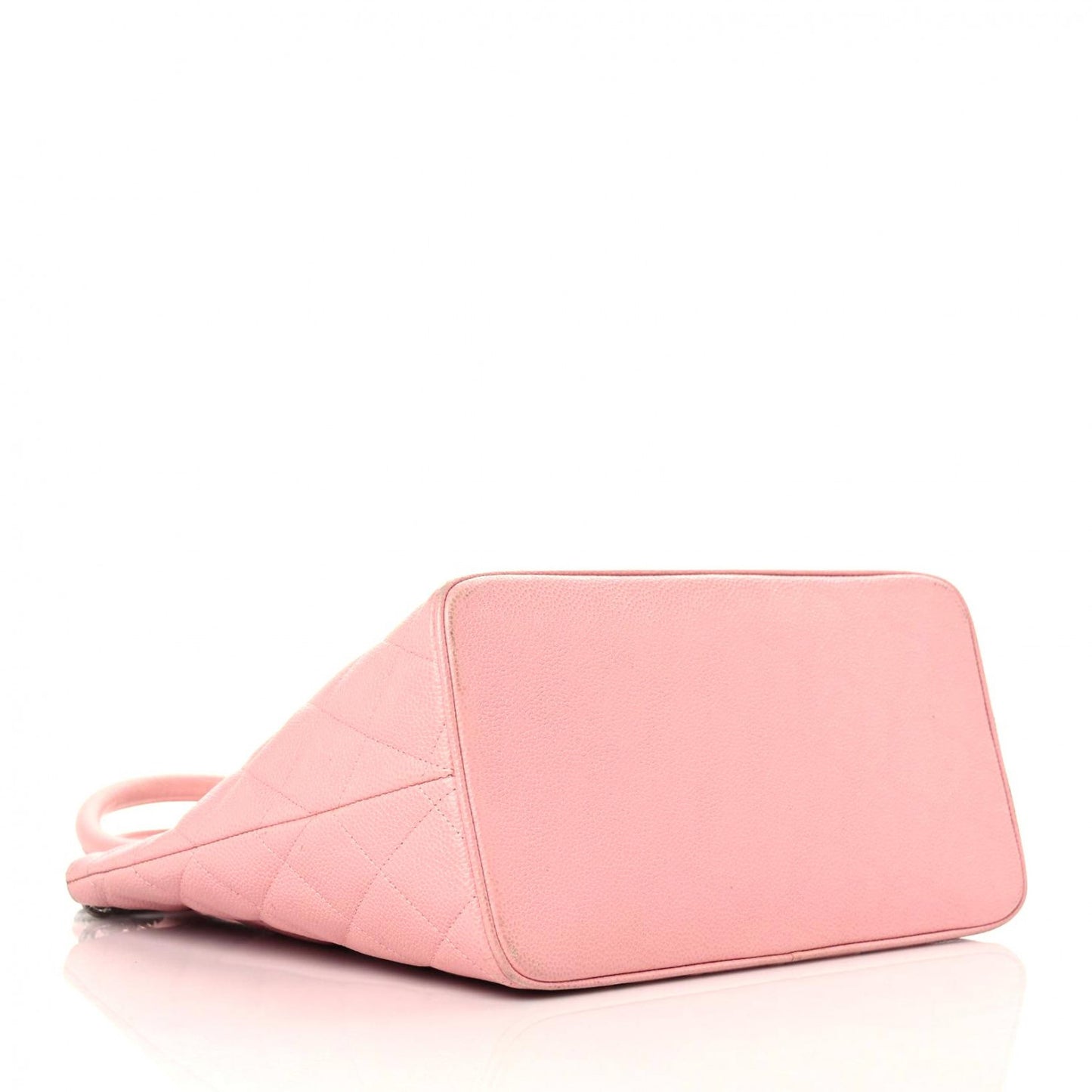 Caviar Quilted Medallion Tote Light Pink