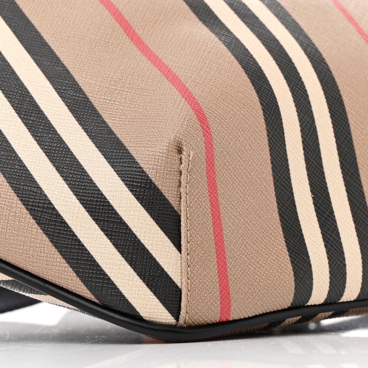 E-Canvas Icon Stripe Sonny Bum Bag Archive Beige