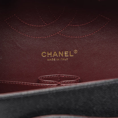 Chanel Caviar Quilted Jumbo Double Flap Black 7 of 12