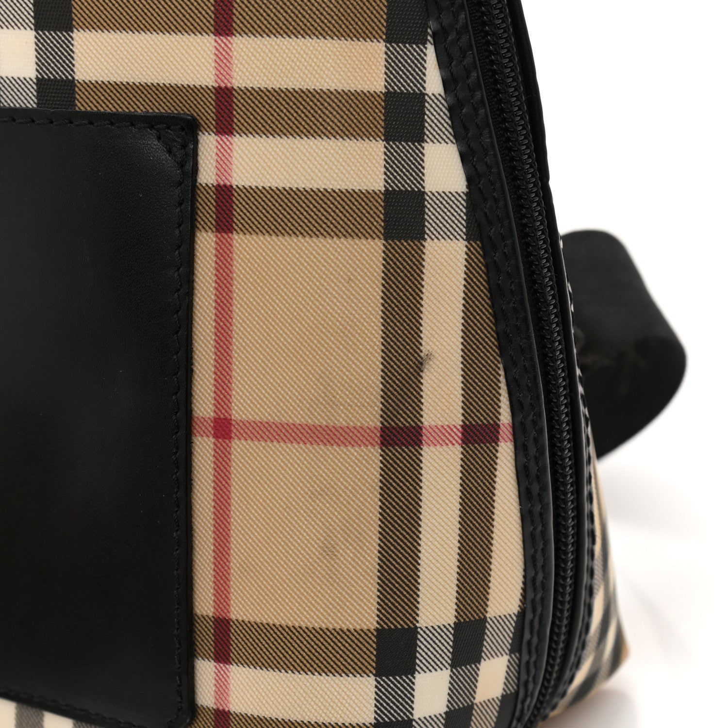 Burberry Canvas House Check Backpack Black 16 of 18