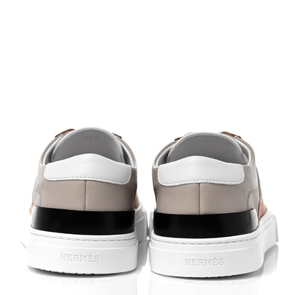 Hermes Calfskin Deep Sneakers 39.5 Multicolor White Gomme 5 of 9