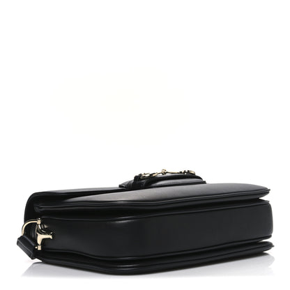 Gucci Ciny Lux Calfskin Horsebit 1955 Soft Small Shoulder Bag Black 4 of 10