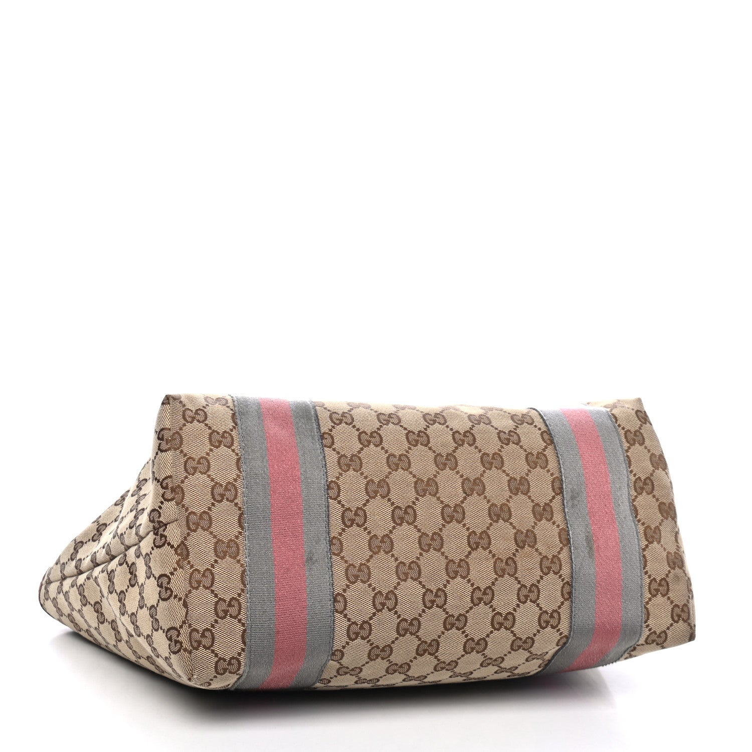 Gucci Monogram Patent Web Large Jolie Tote Pink 3 of 5