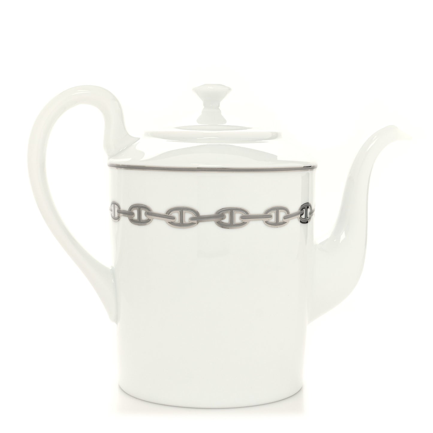 Porcelain Chaine d' Ancre Platine Coffee/Tea Pot