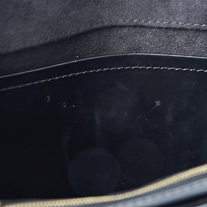 Louis Vuitton Calfskin Chain Louise MM Black 9 of 9