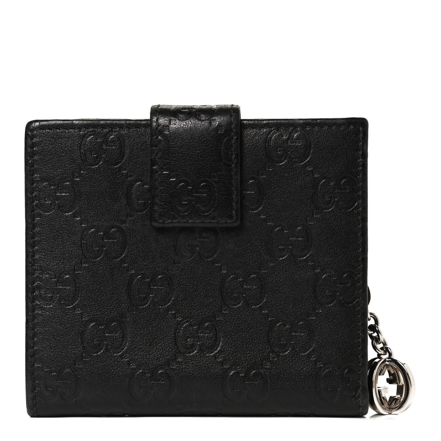 Guccissima Twins French Wallet Black