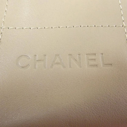 Chanel Leather Square Stitched Large Tote Beige 7 of 16