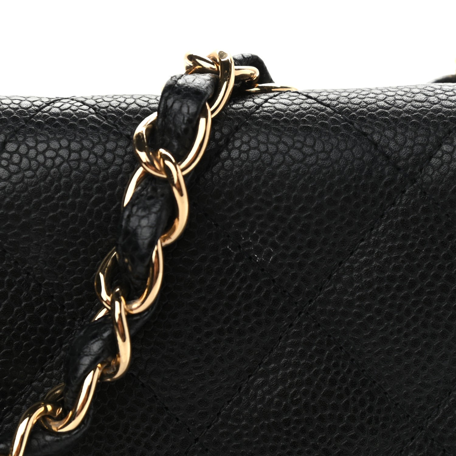 Chanel Caviar Quilted Jumbo Single Flap Black 11 of 11