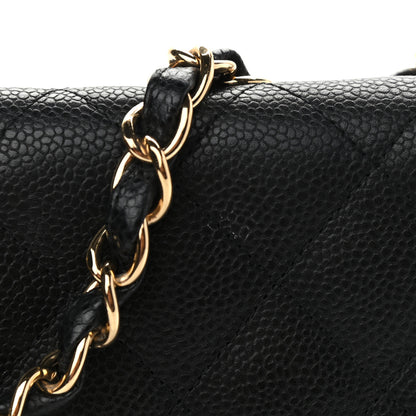 Chanel Caviar Quilted Jumbo Single Flap Black 11 of 11