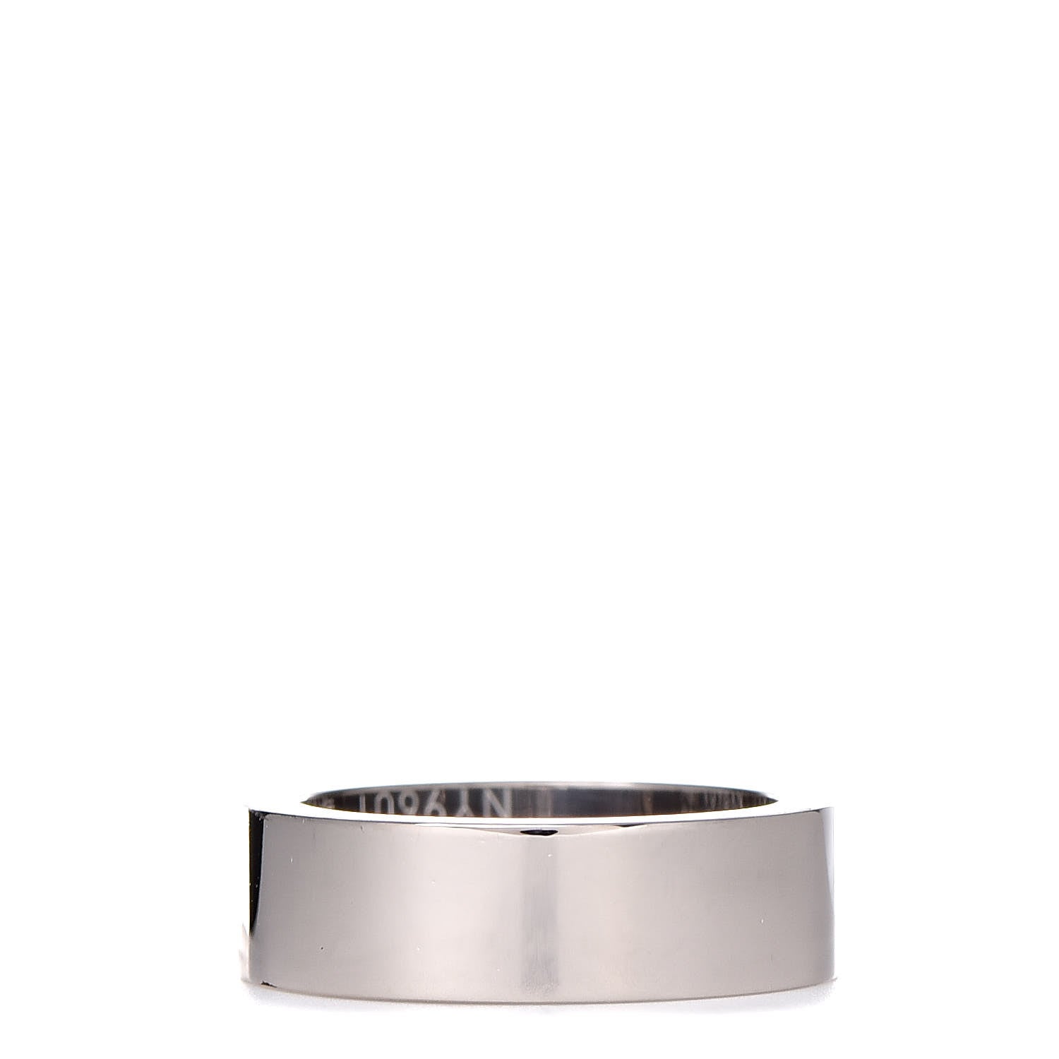 Cartier 18K White Gold Diamond 5.5mm Christmas LOVE Ring 46 3.75 3 of 4