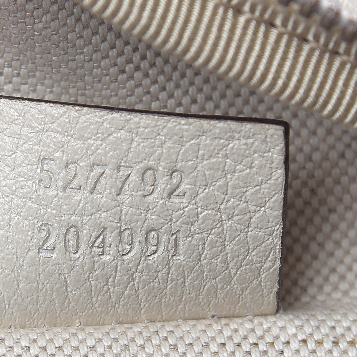Grained Calfskin Small Logo Belt Bag White
