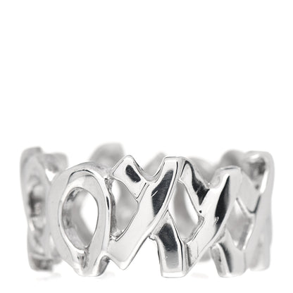 Tiffany Sterling Silver Paloma Picasso Love Kisses Ring 50 5.5 3 of 4