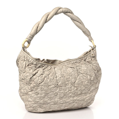 Louis Vuitton Lambskin Olympe Nimbus GM Ecru 3 of 10