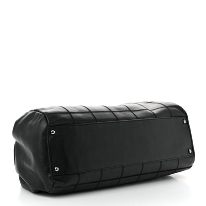 Chanel Caviar Square Stitched Large Satchel Black 4 of 10