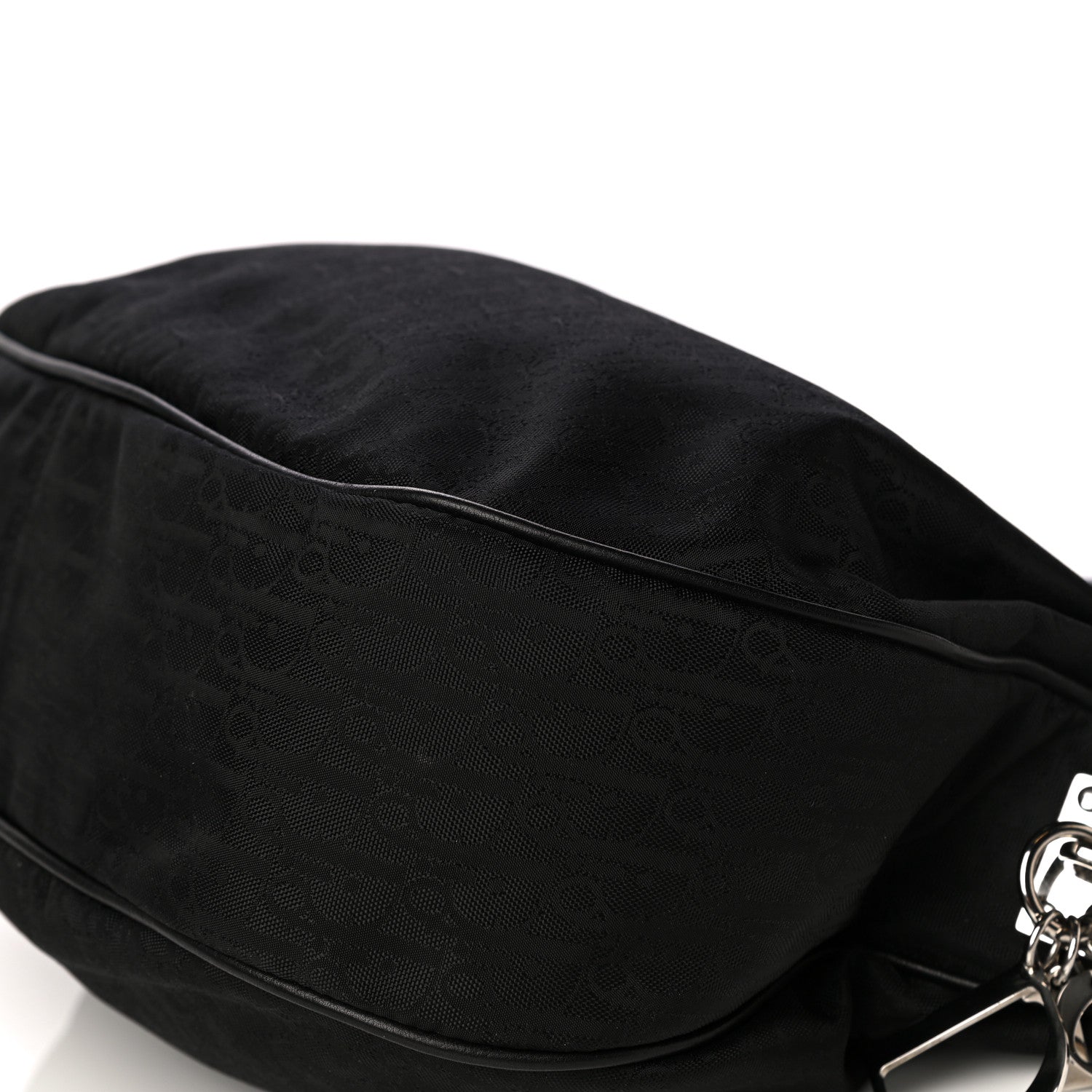 Christian Dior Nylon Monogram Lovely Hobo Black 11 of 11