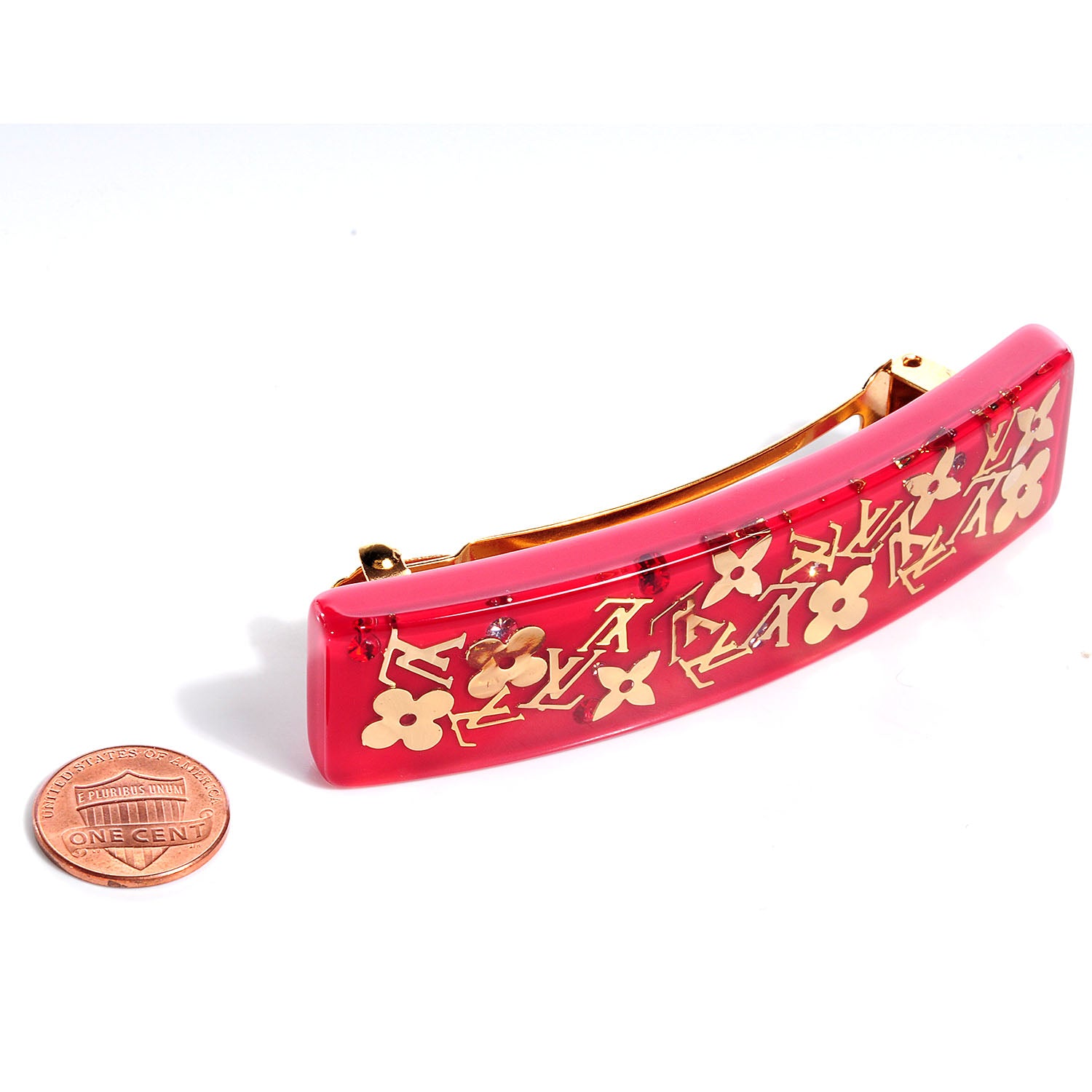 Louis Vuitton Inclusion Barrette GM Pomme d'Amour 2 of 6