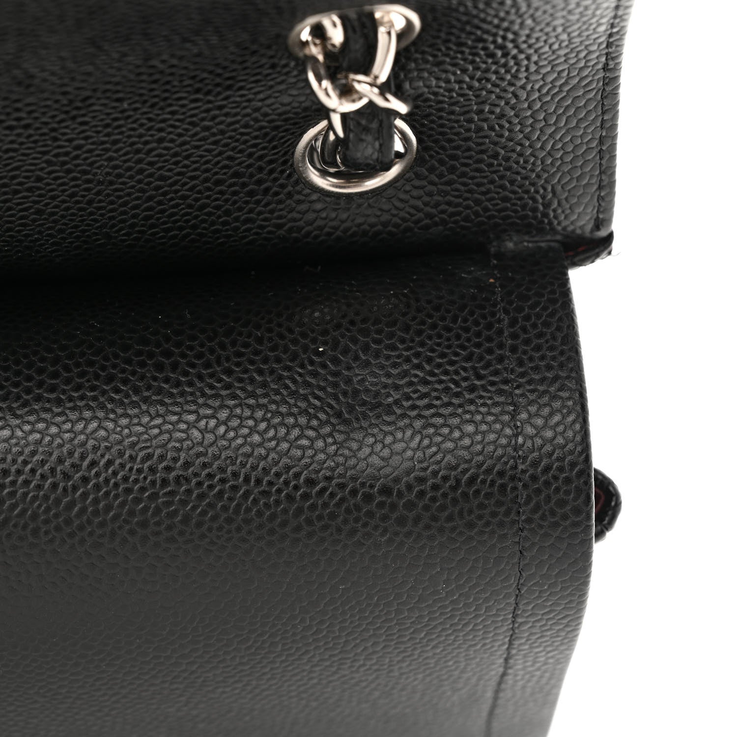Chanel Caviar Quilted Maxi Double Flap Black 13 of 17