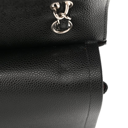Chanel Caviar Quilted Maxi Double Flap Black 13 of 17