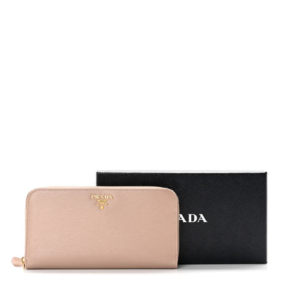 Prada Vitello Move Zip Around Wallet Cipria 6 of 6