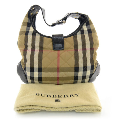 Burberry House Check Quilted Brook Hobo 3 of 7