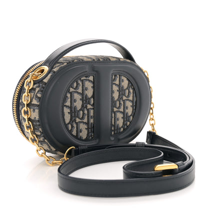 Christian Dior Oblique CD Signature Oval Crossbody Camera Bag Blue Multicolor 3 of 12