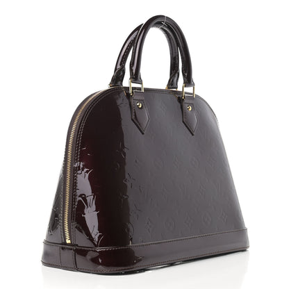 Louis Vuitton Vernis Alma PM Amarante 3 of 8