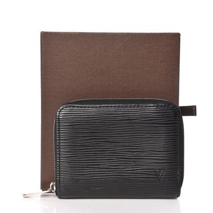 Louis Vuitton Epi Zippy Coin Purse Black 8 of 8