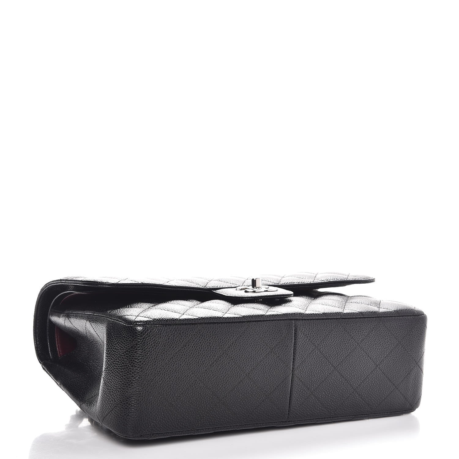 Chanel Caviar Quilted Jumbo Double Flap Black 5 of 9