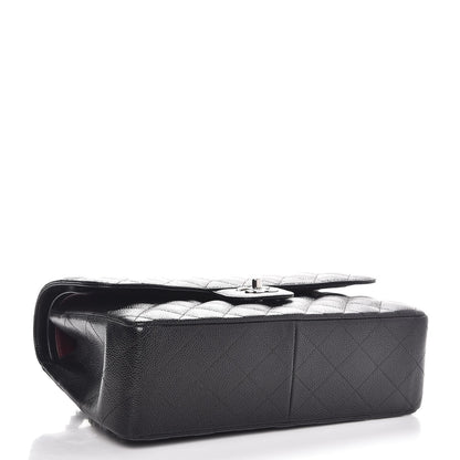 Chanel Caviar Quilted Jumbo Double Flap Black 5 of 9