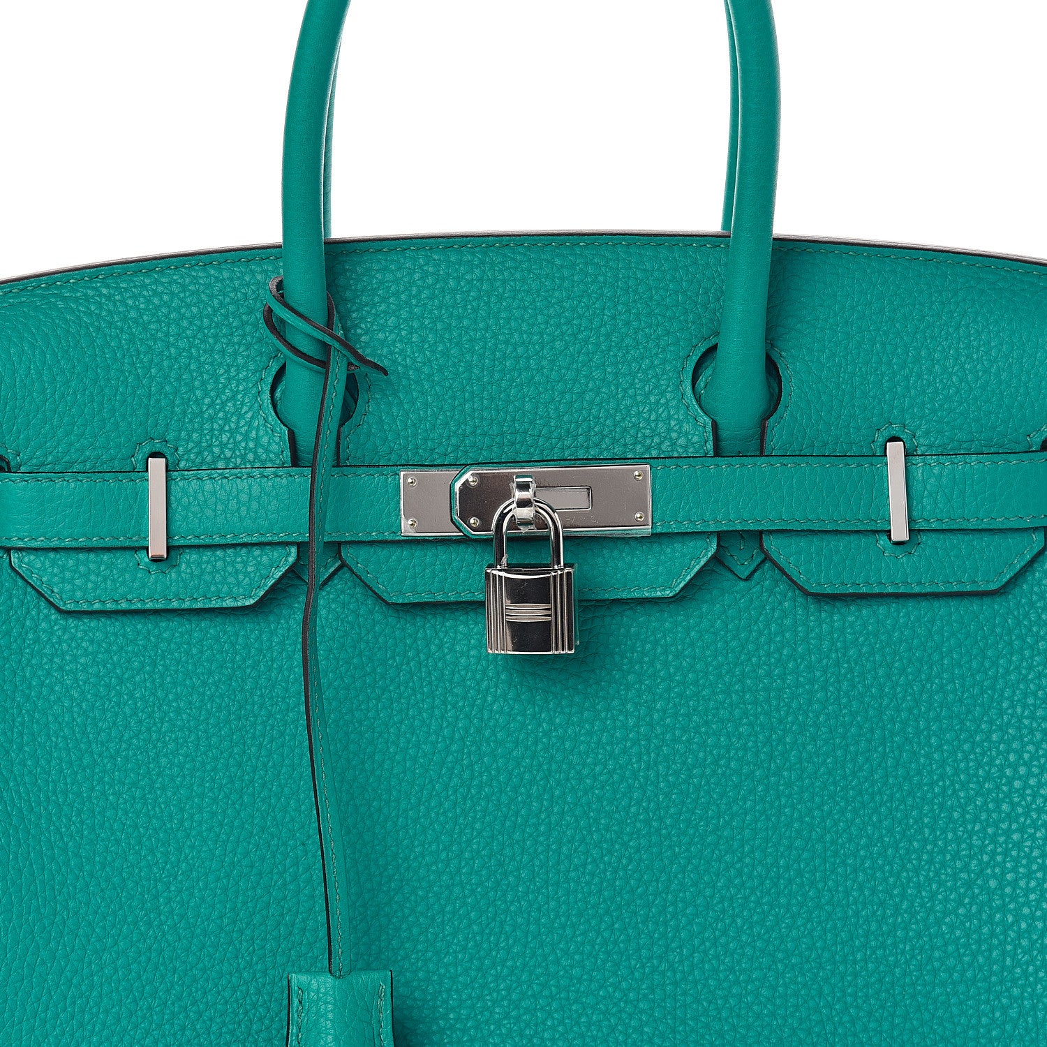 Hermes Taurillon Clemence Birkin 30 Bleu Paon 31 of 31