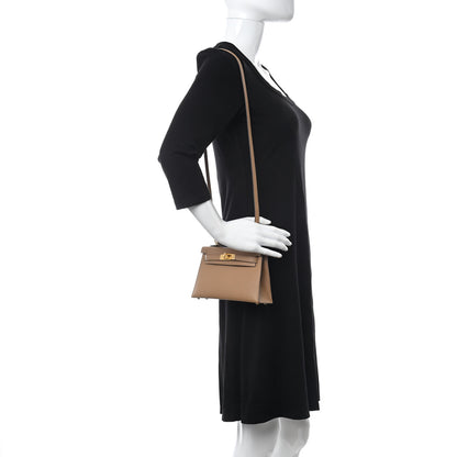 Hermes Epsom Mini Kelly Sellier 20 Gold 2 of 11