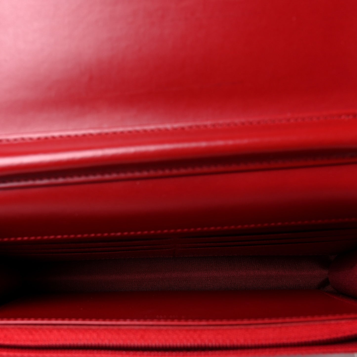 Lambskin Quilted Coco Boy Wallet On Chain WOC Red