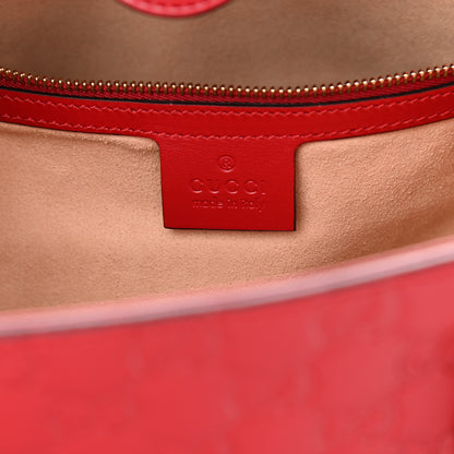 Gucci Guccissima Tote Hibiscus Red 6 of 10